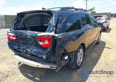 2018 Honda Odyssey Ex-L из США, поврежденный, VIN 5FNRL6H72JB065180